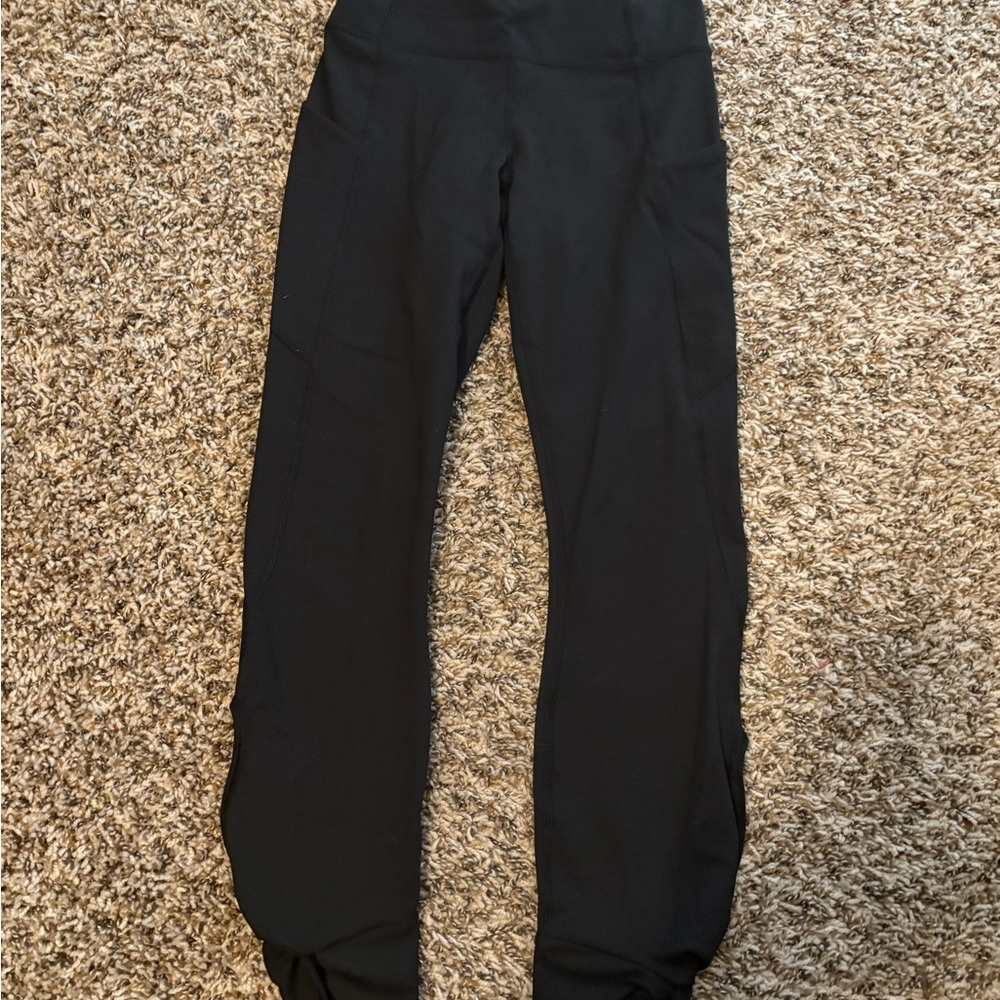 Oasis Black High-Waisted Leggings